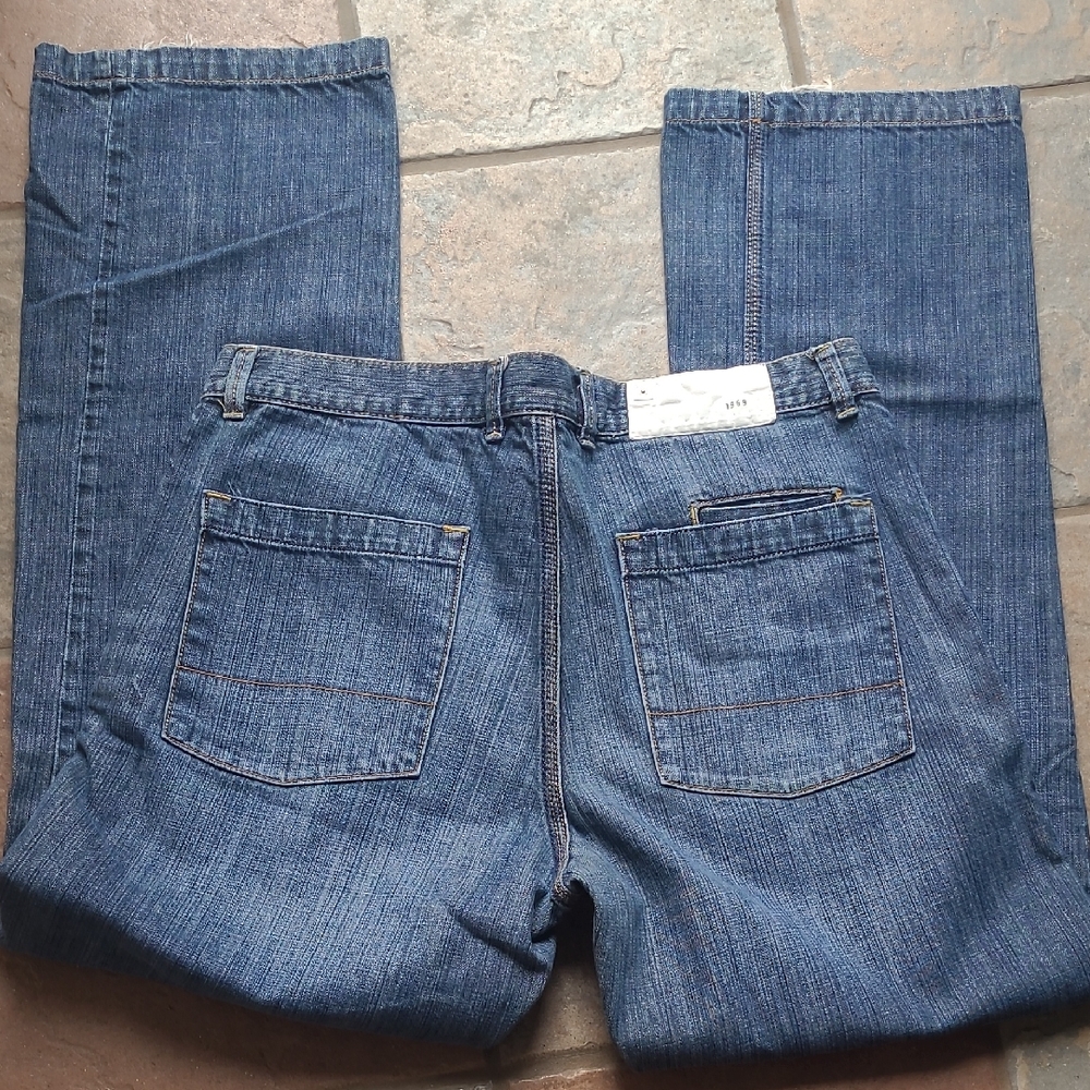 Gap Hayes 1969 Classic Denim Mens 36 x 34 Button Fly Blue Jeans